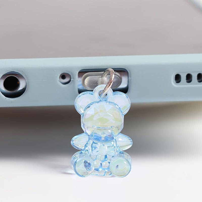 

A Bear-shaped Dust Cover for Type-C Phone Charging Port, Suitable for Preventing Dust and Debris from Entering the Charging Port 2pcs