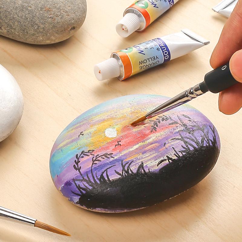 Weasel Hair Hook Line Art Acrylic Oil Watercolor Artist Paint Brushes Drawing Craft Supplies