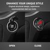 YOSRTER Push Start Button Cover Fit for Dodge Challenger Charger Durango Journey Aluminum Alloy Engine Start Stop Button Cover Protector for Dodge