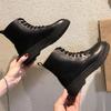 Fashion Booties Round Toe Female Short Shoes Elegant With Low Heels Trend 2024 Women's Ankle Boots New In Designer Luxury Y2k On Offer