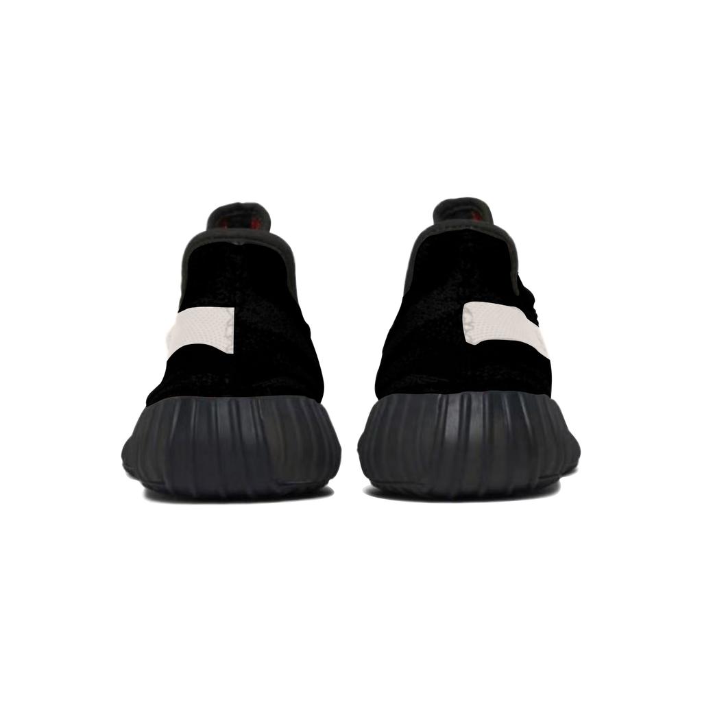 adidas Originali Yeezy Boost 350 Resistenti all'Abrasione Resistenti all'Abrasione Scarpe Basse Casual Unisex Nero Bianco HQ7045(Team578-)