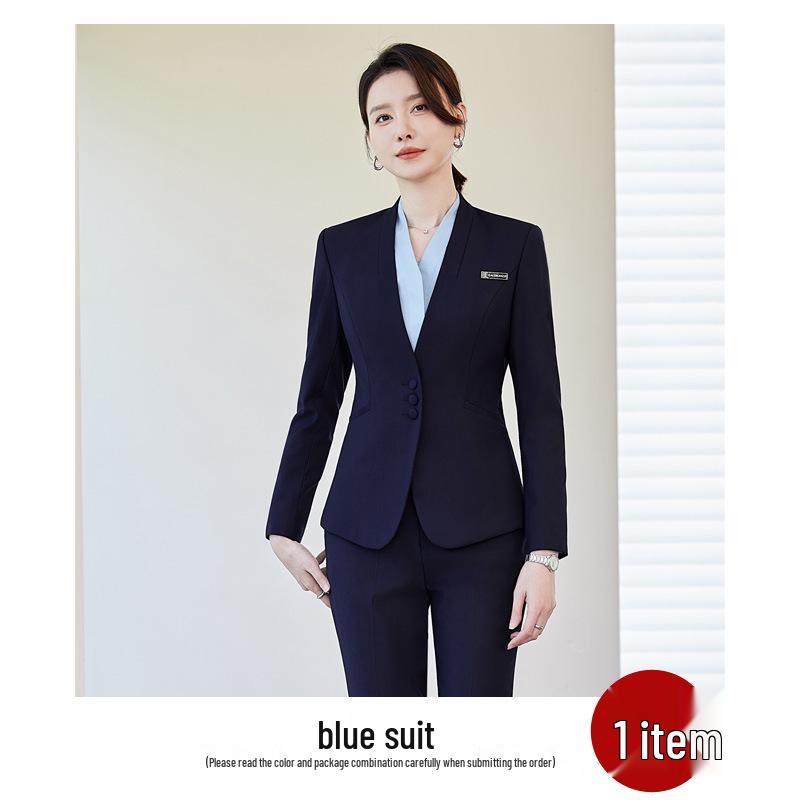 Set costum profesional de înaltă calitate pentru femei, pentru recepție hotelieră și îmbrăcăminte de lucru pentru salon de înfrumusețare
