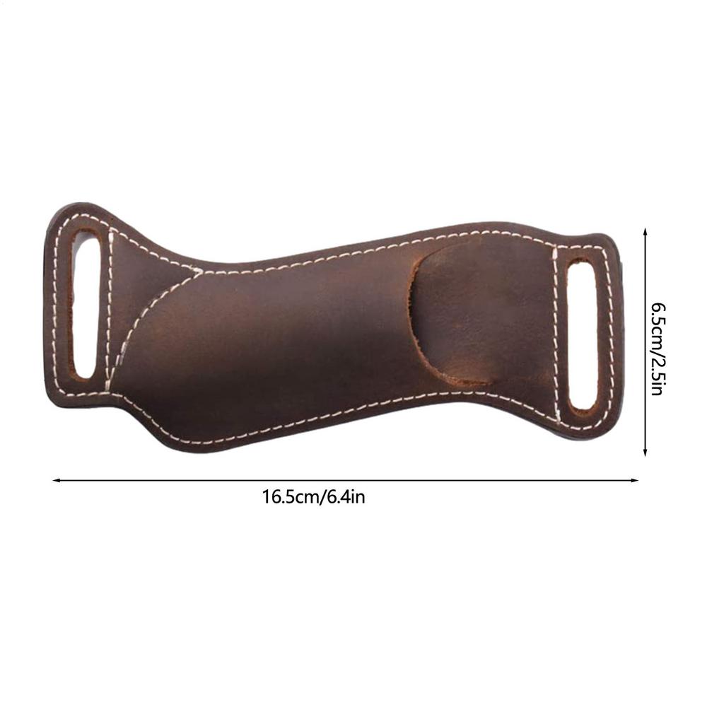 Vintage Leather Waist Belt Case Folding Knife Sheath for Belts Knife Cover Knife Mini Pocket Knife Pouch Holder Outdoor Tools