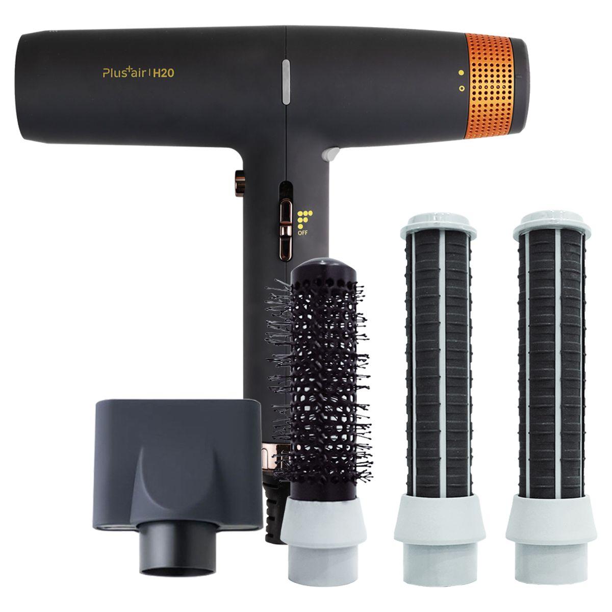 BLDC Hair Dryer H20 Light Black Air Curl Set