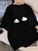 2026 Cute Cartoon Duck Pattern Unisex Clothing Fashion Y2k Top Harajuku Graphic T Shirts Summer Streetwear Cozy