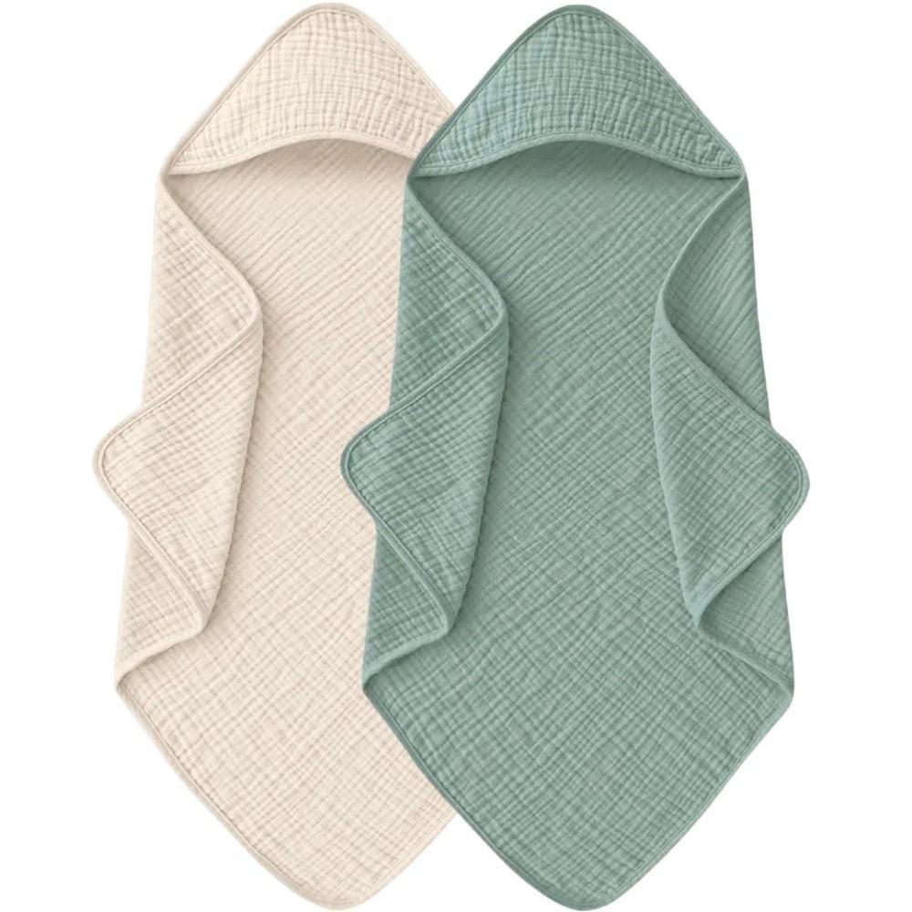 Comfortable with Hood Hooded Towels Cotton Water Absorption Bath Towel Breathable Ultra-Soft Wrap Blanket Babies