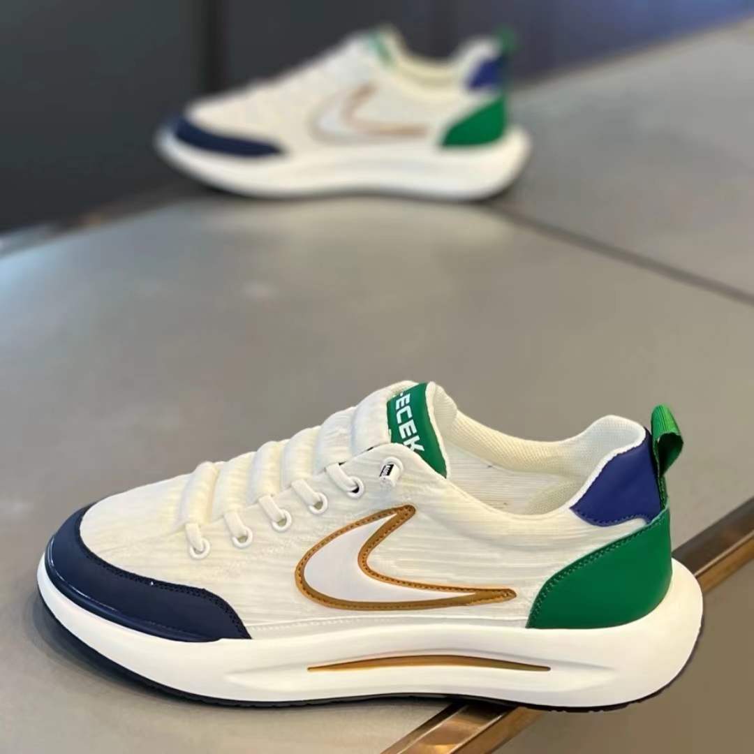 

Новая мужская обувь весна и осень дышащая обувь из сетки ледяного шелка, модная универсальная спортивная обувь для папы, обувь Форреста Гампа 44