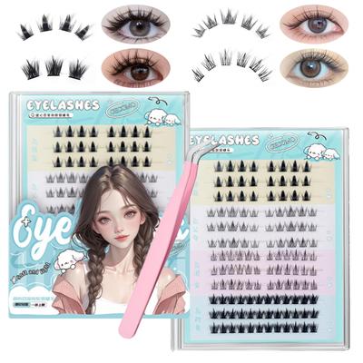 TokTech False Eyelashes - No Glue Needed - Natural Look - Partial False Eyelashes - 1-Second Eyelash Extension - Glue-Free False Eyelashes - No