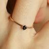 UNI.J Spinel Simple Rose Gold Ring Ir262