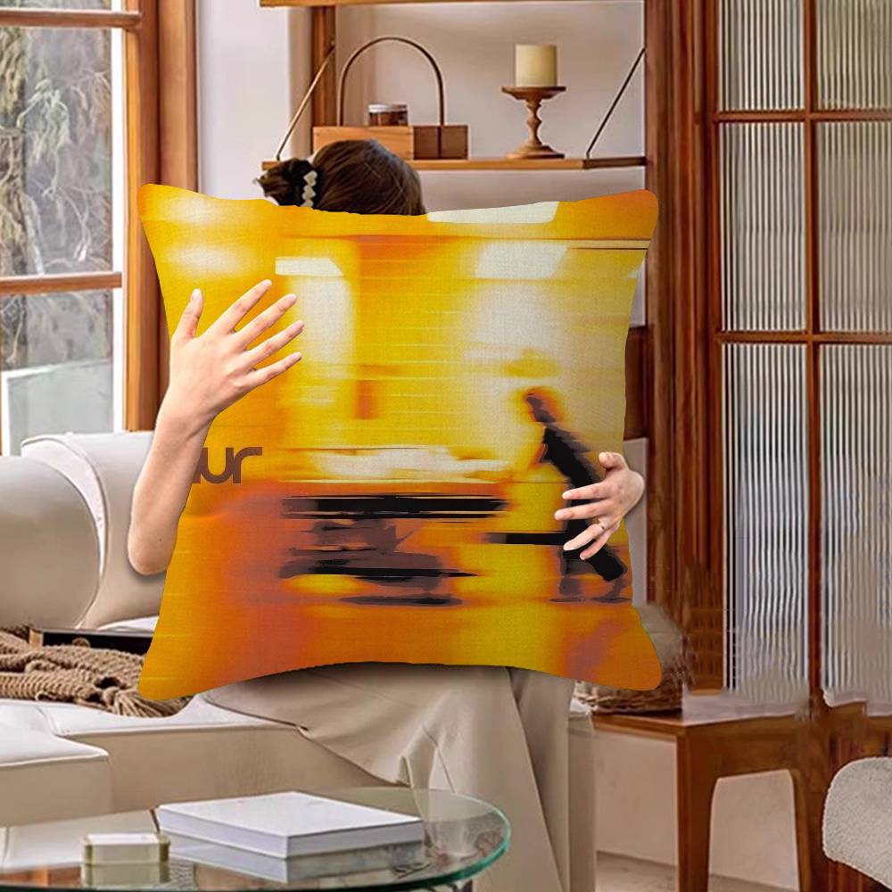 Band Musik Rapper B-Blur Vintage Pillow Gift Home Office Decoration Pillow Bedroom Sofa Car Cushion CoverPillow Case