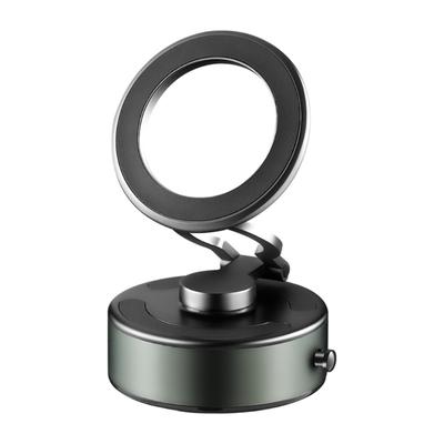 Electric Vacuum Magnetic Suction Phone Bracket with Strong Suction Cup for Navigation Driver Passenger Easy Installation