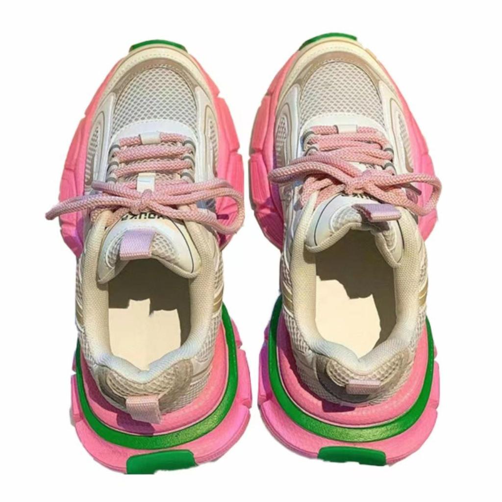 Korean version of platform dad shoes women's autumn 2025 new super fire casual versatile student sports shoes running shoes