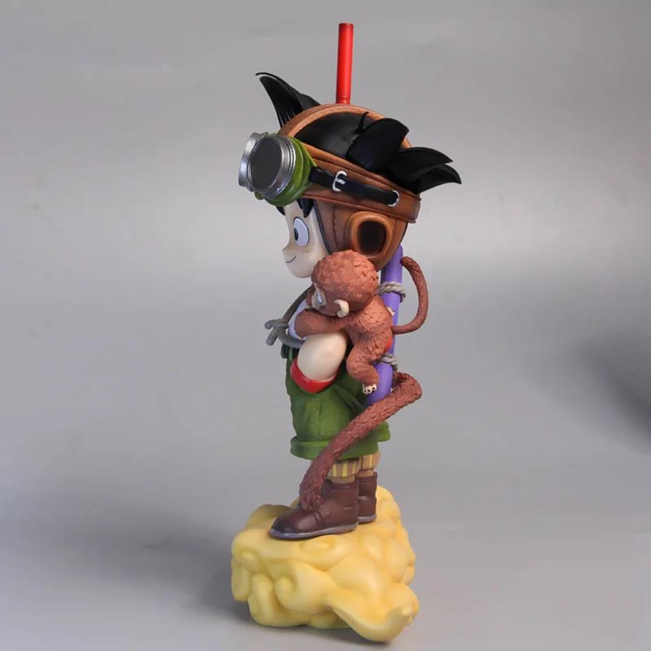 s Anime Dragon Ball Son Goku Figure With Monkey Kid Goku Action Figure16cm Pvc Statue Collection Model Toys Gifts