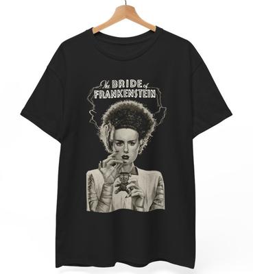 Die Braut von Frankenstein T-Shirt, FRANKENSTEIN Horror Monster Film Unisex T-Shirt