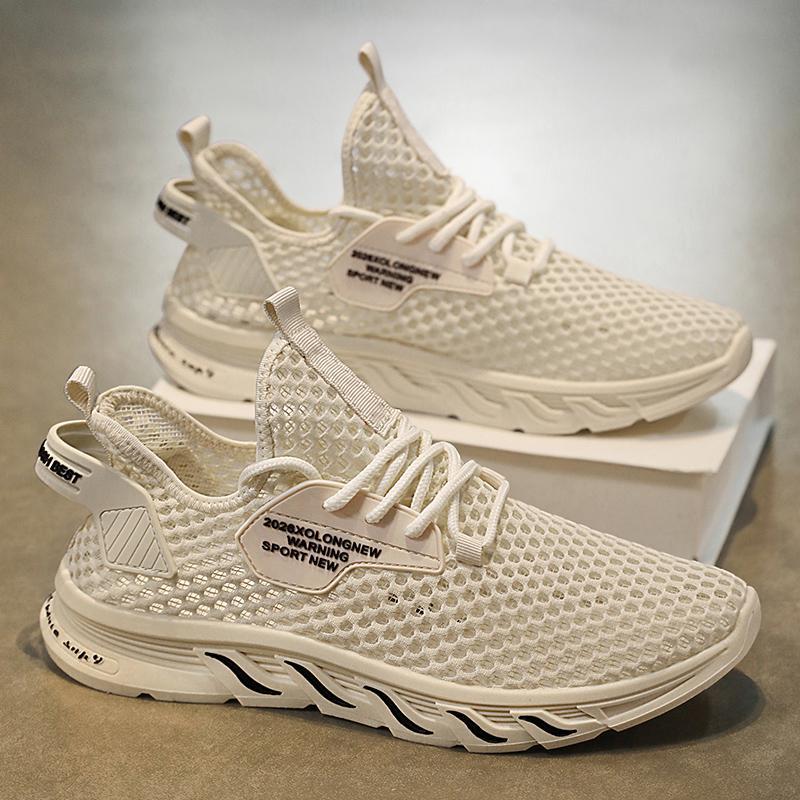 Summer Breathable Mesh Shoes Mesh Hollow Fly Woven Thin Sports Shoes Casual Soft Sole Mesh Running Tide Shoes