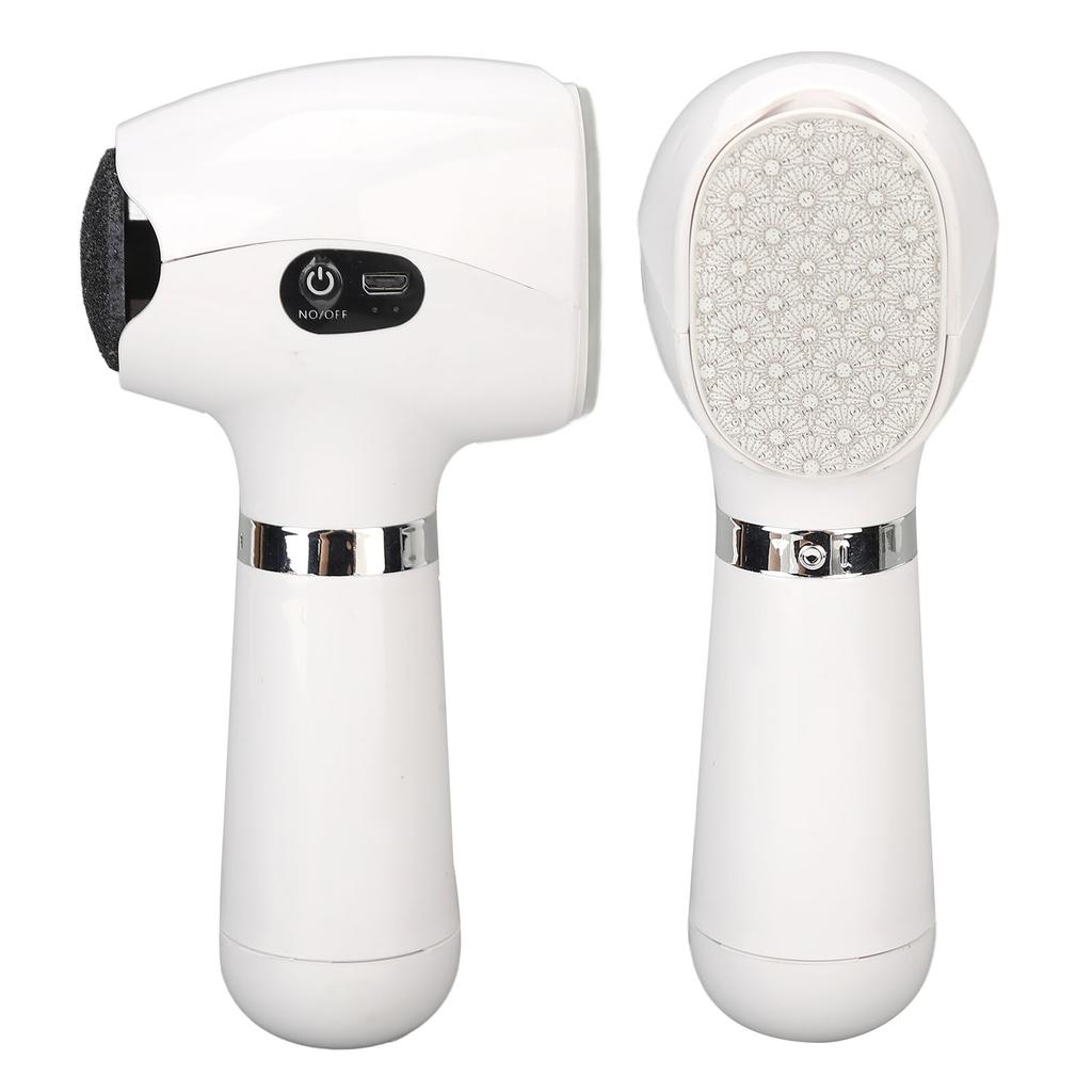Electric Foot File Nano Glass Corns Removal Automatic Chargeable Smooth Skin Foot Grinder White
