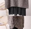 Women's V-Neck Sweater Vest & Knitted Top Set - Mid-Length, Thickened, Korean Style, Sleeveless for Autumn/Winter 2024