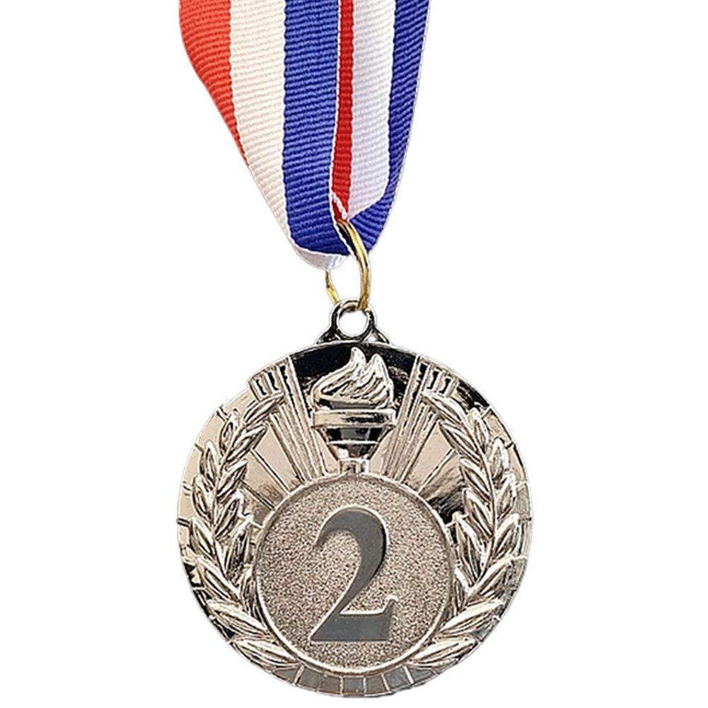 5cm Gold/Silver/Bronze Medal Award Medals with Neck Ribbon Metal Winner Medals Competition Medals for Talent Show Party Race