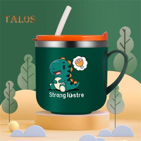 Lernen Sie Trinkbecher, schön, praktisch, wiederverwendbar, langlebig, universell, Edelstahl, für Kaffee und Saft für Kinder