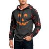 Men's Loose Fit Printed Hoodie with Pocket and Drawstring Casual Sweatshirt for Everyday Wear