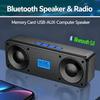 S18 Bluetooth-Lautsprecher mit Subwoofer, UKW-Radio, 20h Akkulaufzeit, Wasserdicht, Stereo für Handy/PC Outdoor