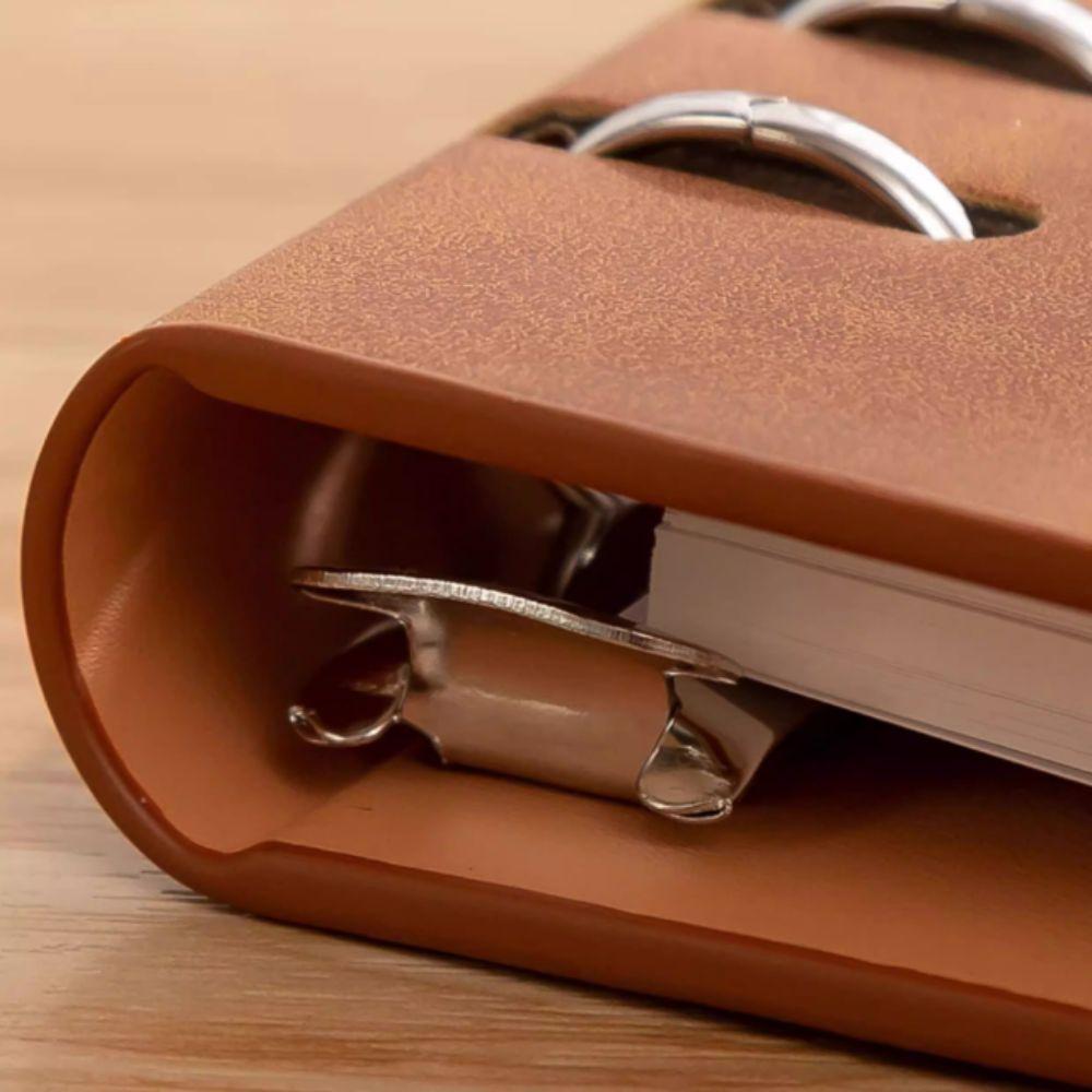 200 Pages Loose Leaf Notebook 100 Sheets Retro Notebook Journal PU Hardcover Notebook  Student