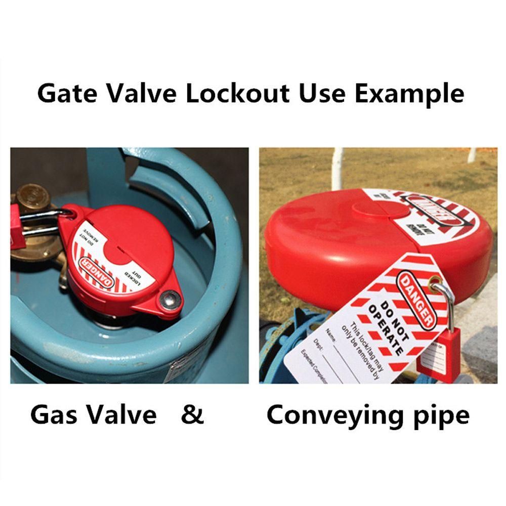 Safety Locks Valve Tank Gas Lockout Bottle Ball Rotating Master Lock Valve Locking Disc 1-2.5 Inch