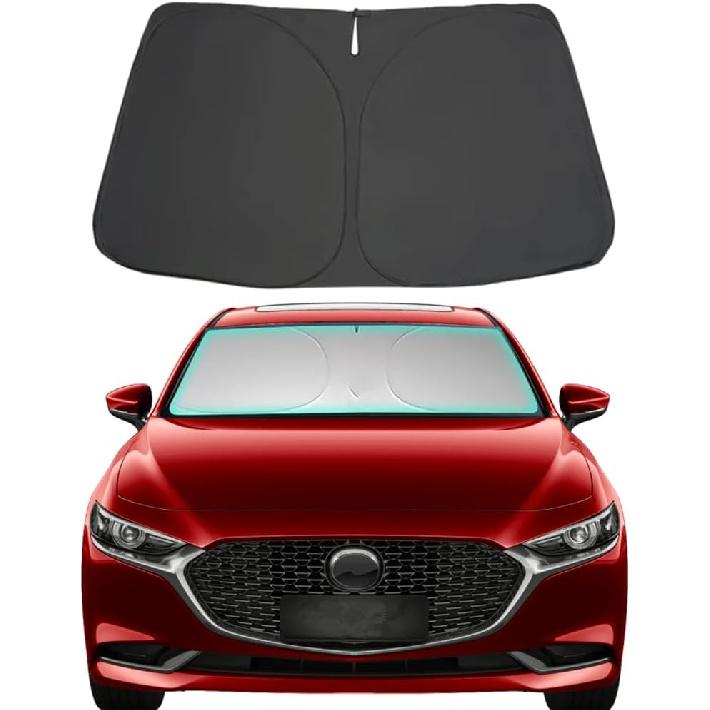 Windshield Sun Shade for -2025 Chevrolet/Chevy Blazer 240T Double-Layer Foldable Car Front Window Sunshade Accessories 240 T Sun Visor Protector