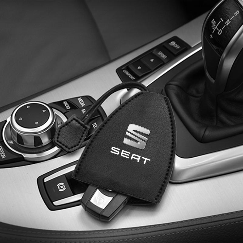 1Pcs Car Key Protection Shell Bag Car Key Case Cover Car Keychain for SEAT Leon FR 5 6 MII Altea 5F Ibiza Toledo Cordoba Alhambra MK3