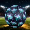 1pc Neon Sea Turtle Size 5 Soccer Ball Professional Match Training Football Indoor &Outdoor Sports Ball Lightweight Durable C6535
