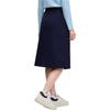 FILA Versatile Elegant Commuter Casual Long Skirt Women skirts Blue F11W514303FNV
