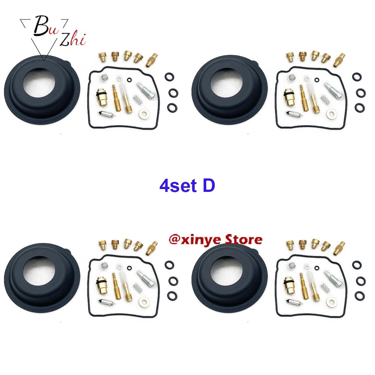 

4/pcs/set/A/B/C/D/gasket/diaphragm Motorcycle carburetor repair kit for Yamaha FZX750 Fazer FZX 750 4set D