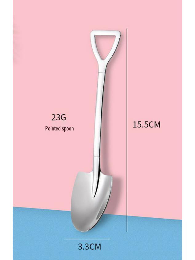 Железная лопатка-ложка: Креативная десертная ложка из нержавеющей стали для арбуза