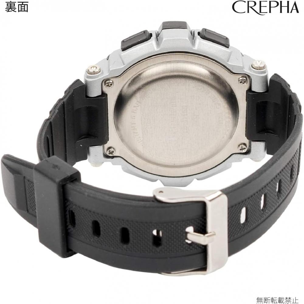 Crepha DigiTal T SporTS Life waTerproof 5aTm STopwaTch Large Face Silver Men S