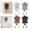 Cuckoos Clock Silent Hourly Chime Gifts Easily Read Ornament Decorative Accessories for Classroom Living Room Cafe Bar Study DEN