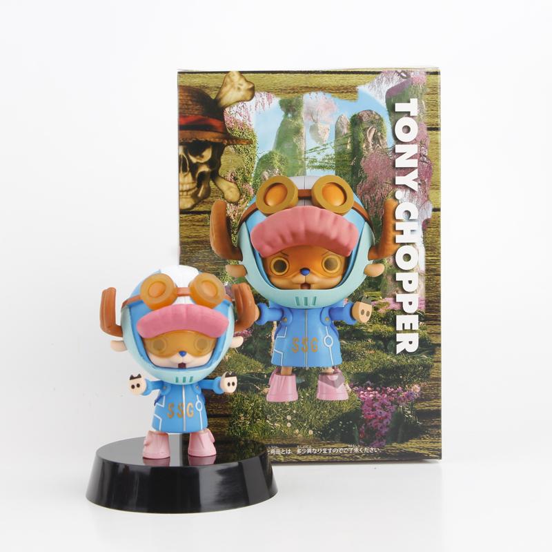 Levné Vtipálci One Piece Luffy Zoro Nami Sanji Franky Chopper Bonney Figurky PVC Model Hračky 16-18cm