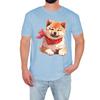 Cute Dog Mens T-Shirt Adorable Puppy Funny Cartoon Animal Lover Gift
