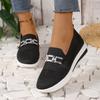 European and American Fly-woven Mesh Chain Decoration Casual, Light and Breathable Large-size Shoes