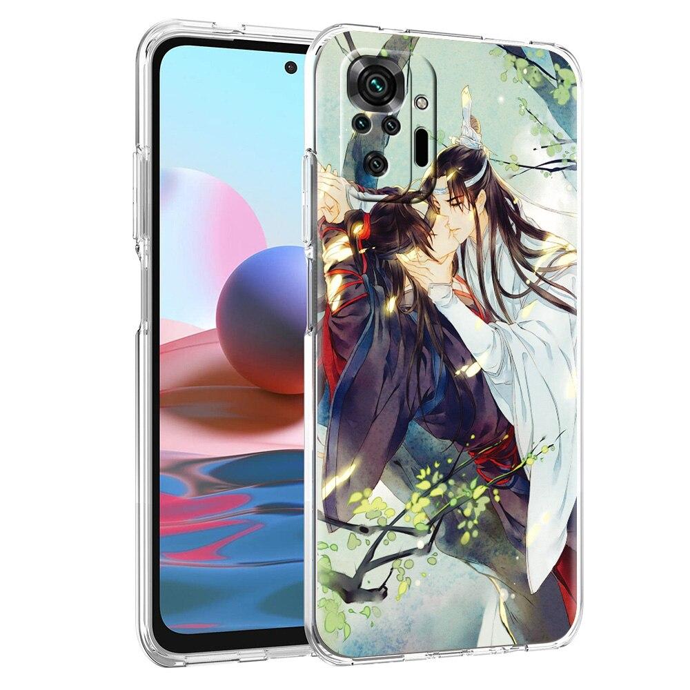 Grandmaster Mo Dao Zu Shi Anime Luxury Phone Case For Xiaomi Redmi Note 11 10 9S 9 8 Pro 7 8T 9C 9A 8A K40 Pro+ Soft Clear Cover