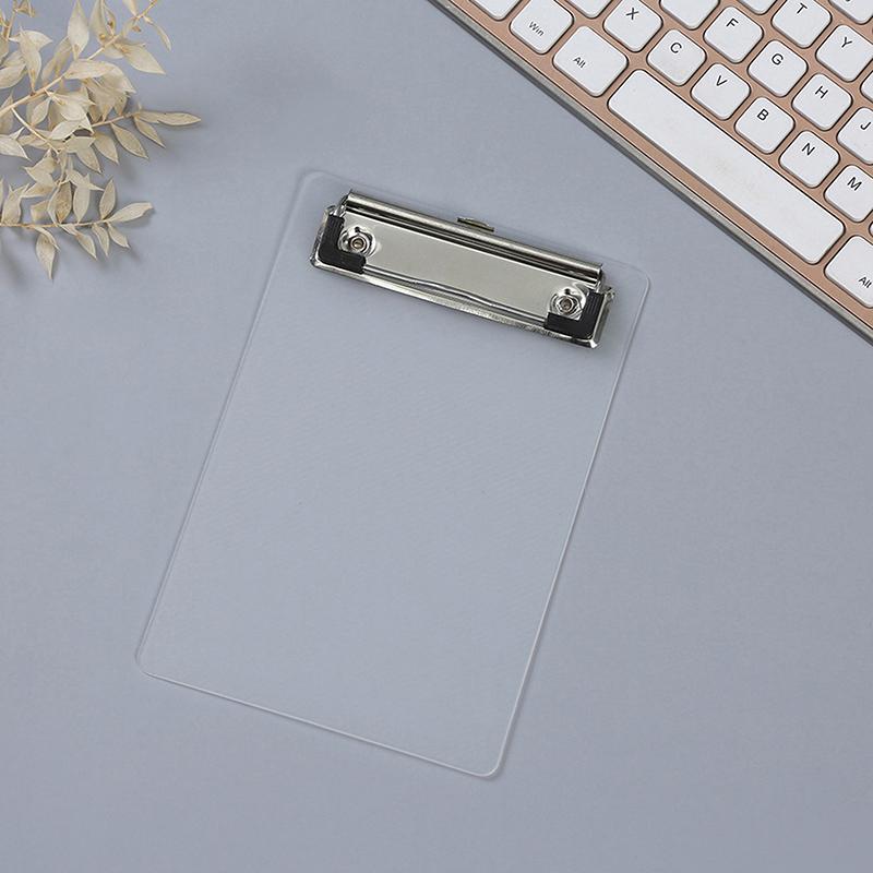 Einfaches A6 Rechnungs-Klemmbrett Notizblock Klemmbrett Loseblatt-Notizbuch Mappe Schreibblock Klemmen Papierhalter Büro Schulbedarf