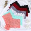 Women's Sexy Lace Panties Cheeky V Waist Hipster Bikini Underwear Floral Lace Low Waist Boyshorts Briefs