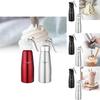 Bottiglia sifone per panna montata in acciaio inox di alta qualità, ideale per decorare e guarnire il caffè, disponibile nei formati da 500 ml e 1000 ml.