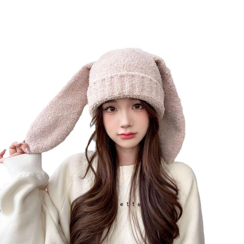 Dámská pletená ušanka: Hřejivý, Slavnostní, Vyšívaný, Korejský styl na podzim a zimu.