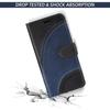 Coque pour Samsung Galaxy A52s 5G et A52 5G-4G - BOOLING - Motif vague - Noir - Cuir PU - 2 Verres Trempés
