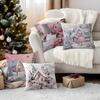 45X45Cm Countryside Christmas Theme Pillowcase Bedroom Cushion Cover 100% Polyester Living Room Cushion Pillowcase Home Decor