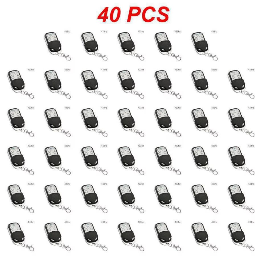 1 יחידה/50 יחידות שלט רדיו אלחוטי 433MHz לשער חשמלי, דלת מוסך, שלט מפתח, משכפל בקר