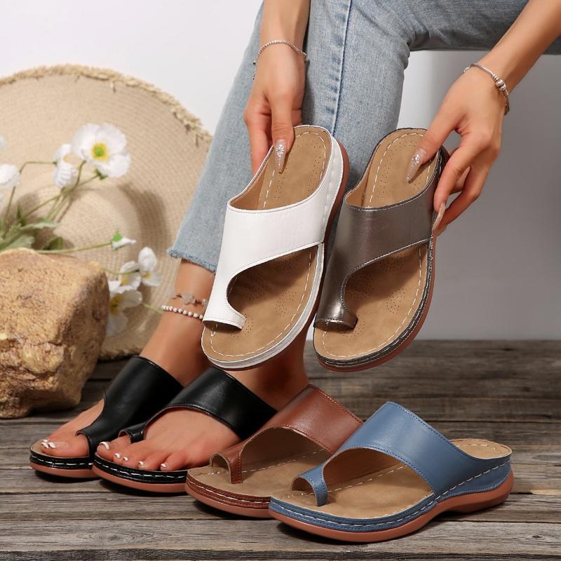 Summer Women's Flip Flops Women's Wedge Sandals Casual Versatile Women's Slippers