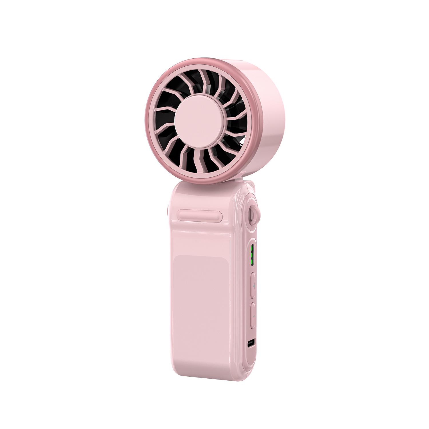 

High-Speed Handheld Neck-Hanging Fan with Anti-slip Stand & Long-lasting Battery - Model N615C 149*57*39mm