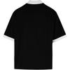 Off-White College Short-Sleeve Polo Black/White Men Tops OMGB017F24JER0031001