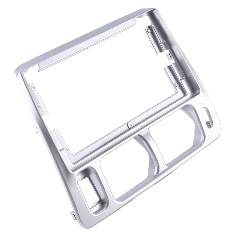 Portable 9 Inch Car Fascia Radio Panel For Mitsubishi Pajero IO 1998-2007 Dash Kit Install Facia Bezel Adapter Plate Console Tri